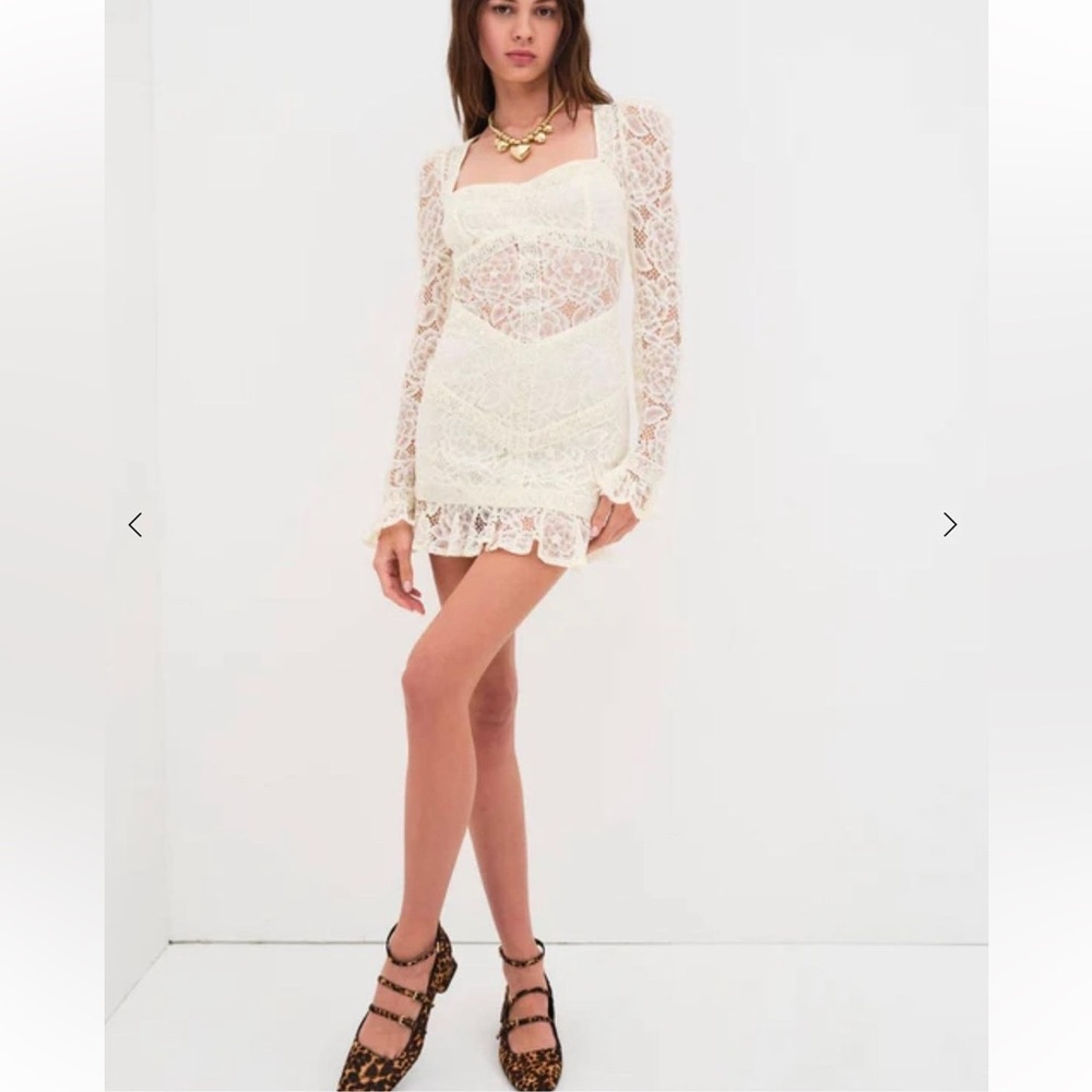 For Love and Lemons Cleo mini dress
